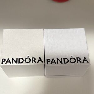 2 empty Pandora charm boxes